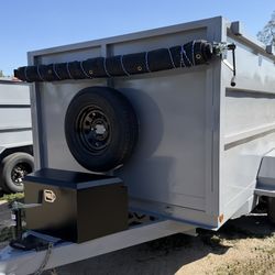 New Hydraulic Dump Trailer With Accessories 🥇