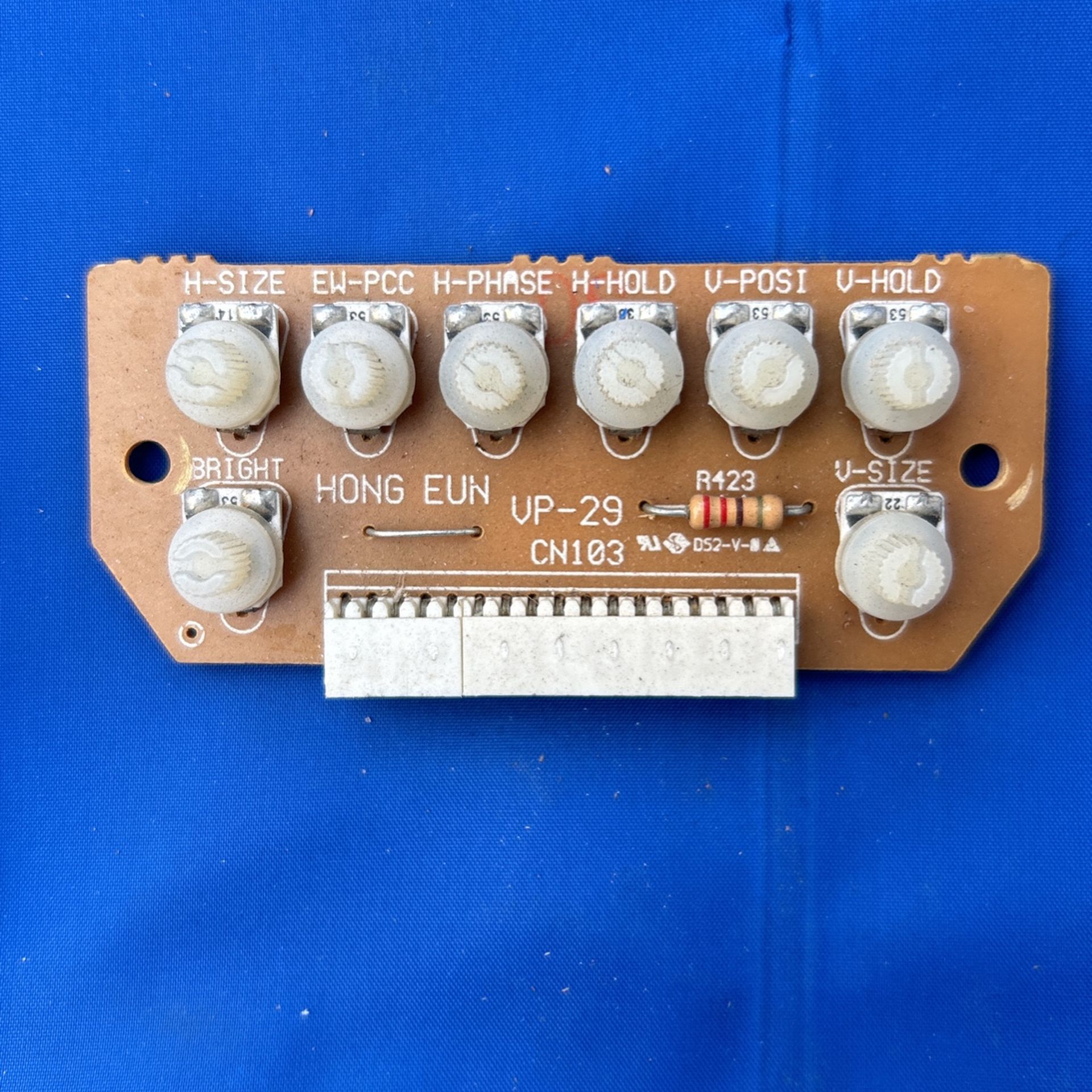 Kortek ? Neotec ? Monitor Adjuster Arcade Video Game Chassis Pcb Part Hong Eun