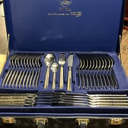 Solingen 23/24 Karat Gold Plated Flatware Germany