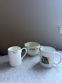 Set of 3 Assorted Coffee Mugs
