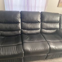 Leather Recliner Sofa And Chair