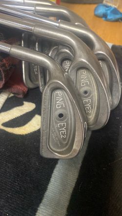 Left Handed Ping Golf Clubs with Ping Bag