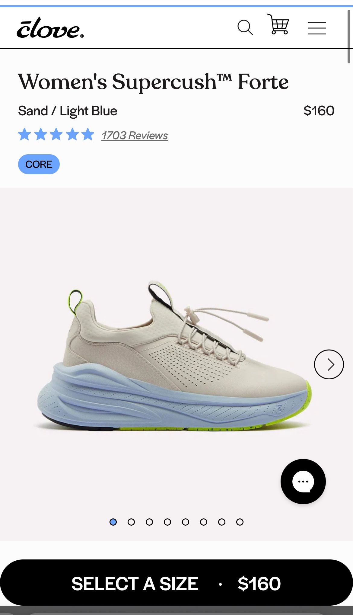 Clove Women's Supercush™ Forte Sand / Light Blue