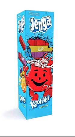 Jenga Kool-Aid Edition Board Game Movie & TV Theme Complete Ages 6+ 1+ Player