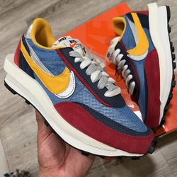 Nike LD Waffle / “Sacai” Blue Size 5.5 Brand New 