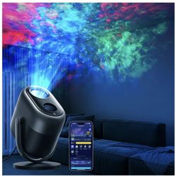 Govee Star Projector Lights, 7-Zone Colorful Nebula Effect, Work with Matter, 540ft² Coverage, LED Ceiling Lights for Bedroom, 50+ Scenes, 18 White No