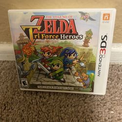 Zelda Tri Force Heroes.  3Ds ****Case Only ***