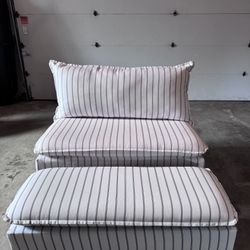 Sofa Chair With Stool