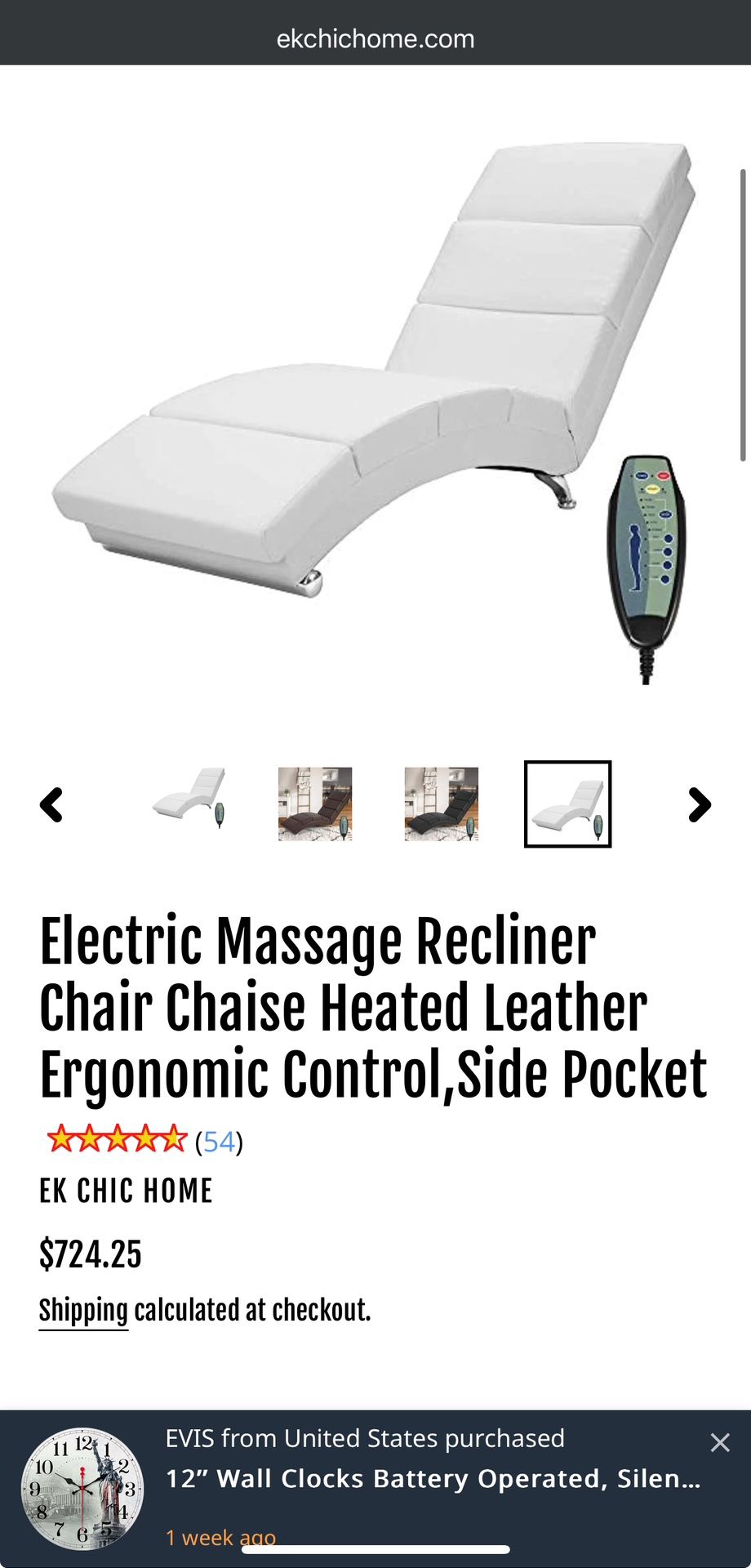 Massage Chair Eléctric