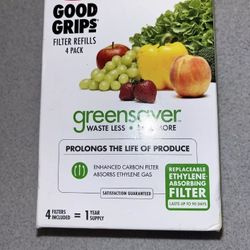 2 Box New OXO Good Grips GreenSaver Carbon Filter Refills 4 Pack, Total 8 Refill