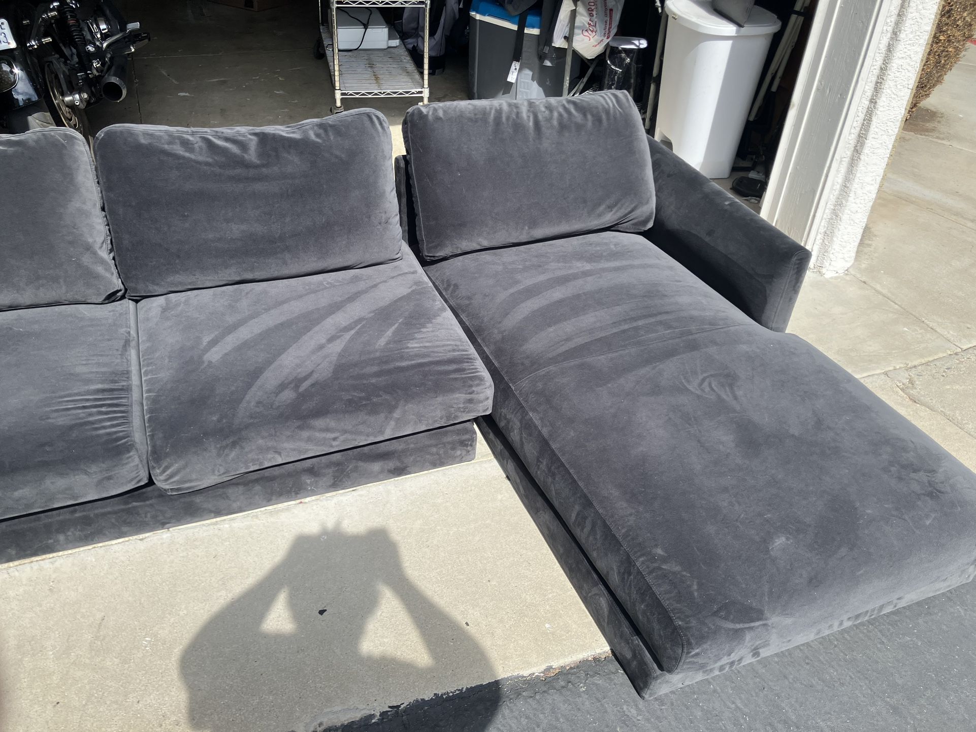 Sectional Couch Gray