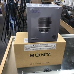 Sony FX30 Cinema Camera + Sirui 20mm 1.8