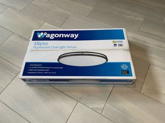 Ellipto Fluorescent Oval Light Fixture