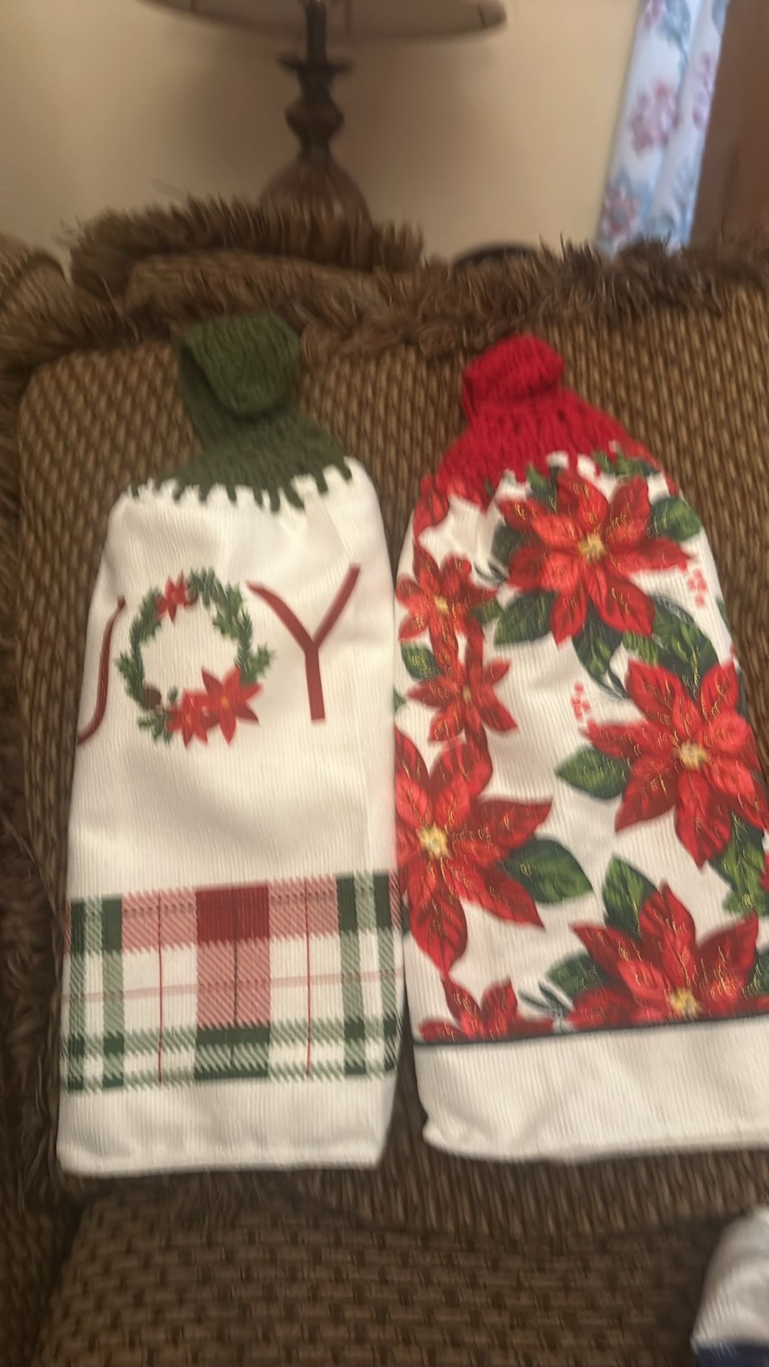 Handmade Christmas Towels On Full Towels
