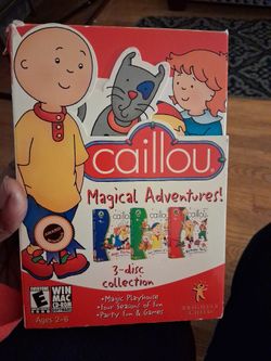 Caillou Magical Adventures 3-Disc CD-ROM Set