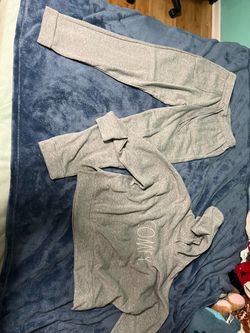 Gray Comfy Sweatsuit Set