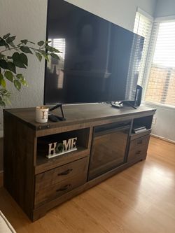 Ashley Furniture Heavy TV Stand 63”