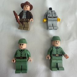 LEGO Indiana Jones & Military Minifigure Lot