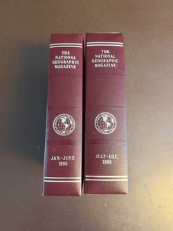 National Geographic Magazine Bound Volumes 1988