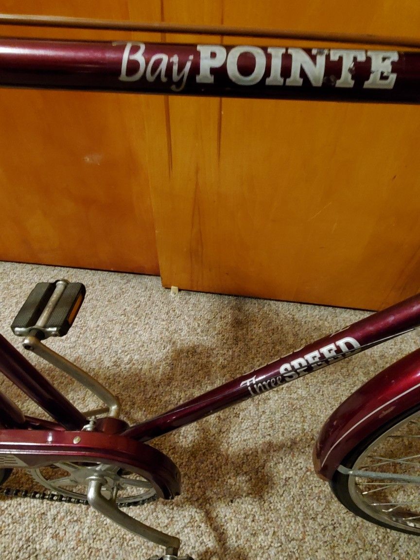Huffy bay pointe 3 speed sale