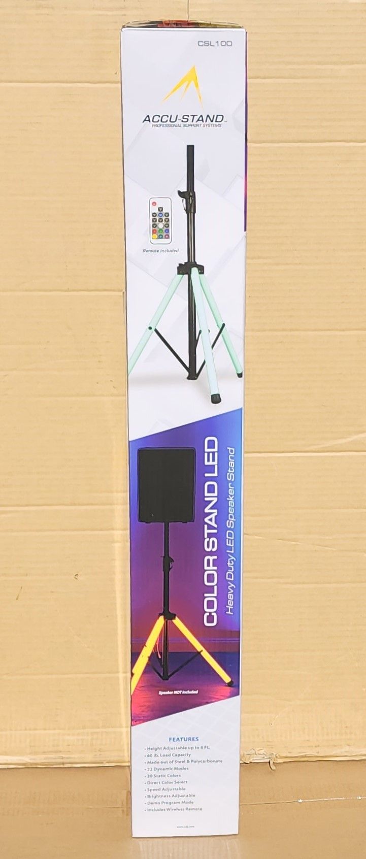 Professional LED Tripod Speaker Stand Pole Mount PA LED Lights Remote Control Sound Activated 🚨 Payment Options Available 🚨 No Credit Needed 🚨