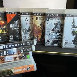 PS3 game Bundle (please see all attachments)