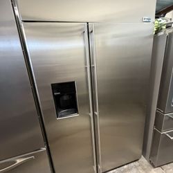 48” GE MONOGRAM BUILT IN STAINLESS STEEL REFRIGERATOR 