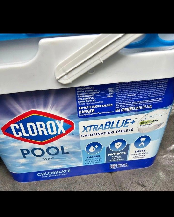 Unopened Chlorine Tablets (25lbs)