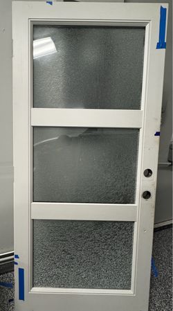 ~36x80   Exterior Door(Glass cracked) for sale