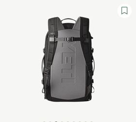 YETI Black 27L crossroads Backpack