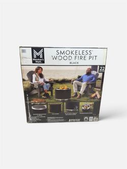 22" Smokeless Wood Fire Pit