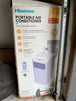 Hisense Portable Ac 6,000 btu 250 sq. Ft