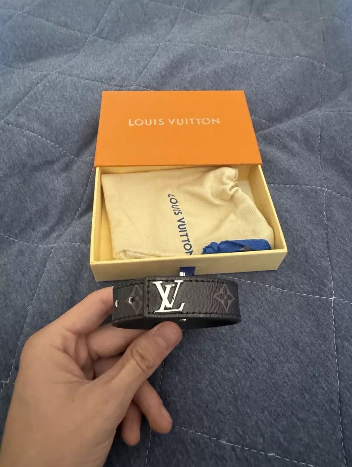Louis Vuitton LV Slim Bracelet Adjustable Size
