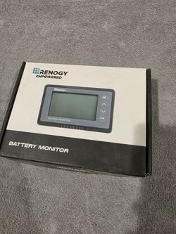 Renogy Battery Charge Monitor Remote Location New In Box