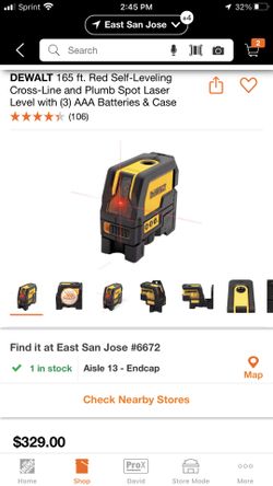 Dewalt Red Cross Lines Laser