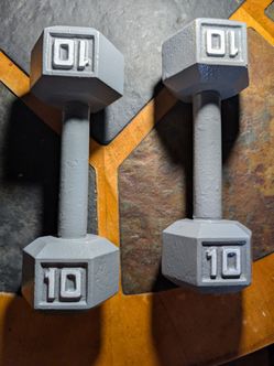 Pair Of 10Lb. Dumbbells
