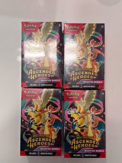 Pokemon Mega Evolution Ascended Heroes Booster Bundle 6x Pack Box FS/FT