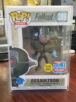 Fallout Assaultron Funko Pop Glow in the Dark Fall Conention Exclusive