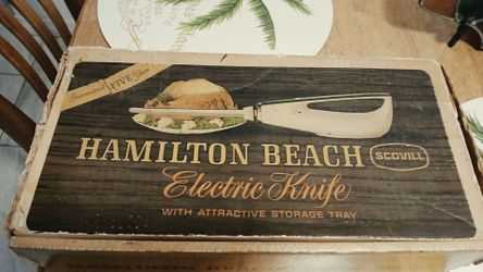 Hamilton Beach Scovill Electric Knife with Storage Tray