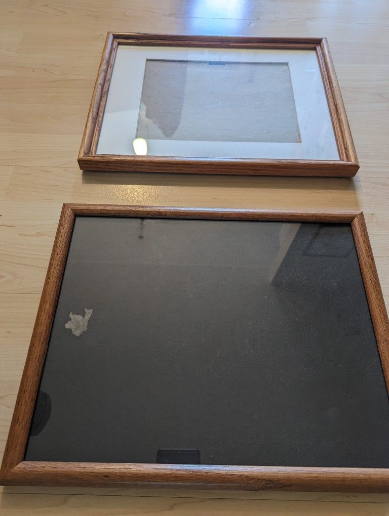 (12) Wooden Picture/Certificate Frames 15" x 12"