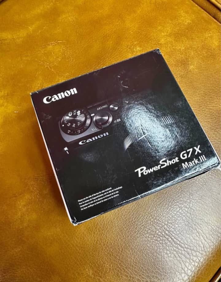 Canon power shot g7x mark iii camera