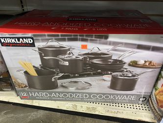 Kirkland 12 pc Anodized Cookware