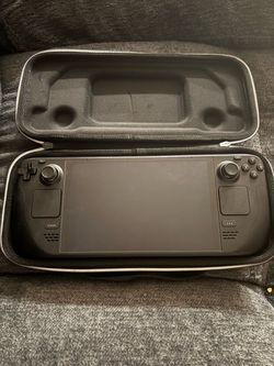Steam Deck OLED 512 GB with case and steam dock