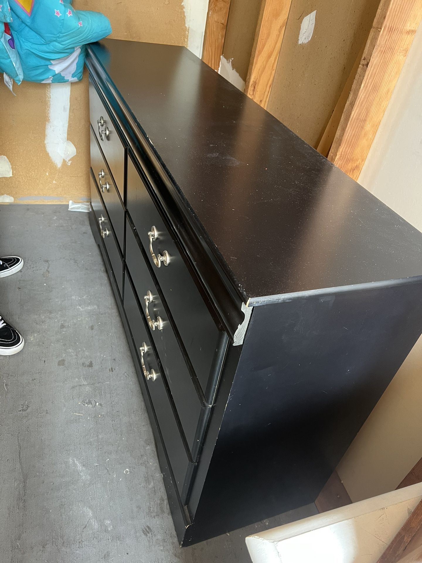 Dresser with mirror