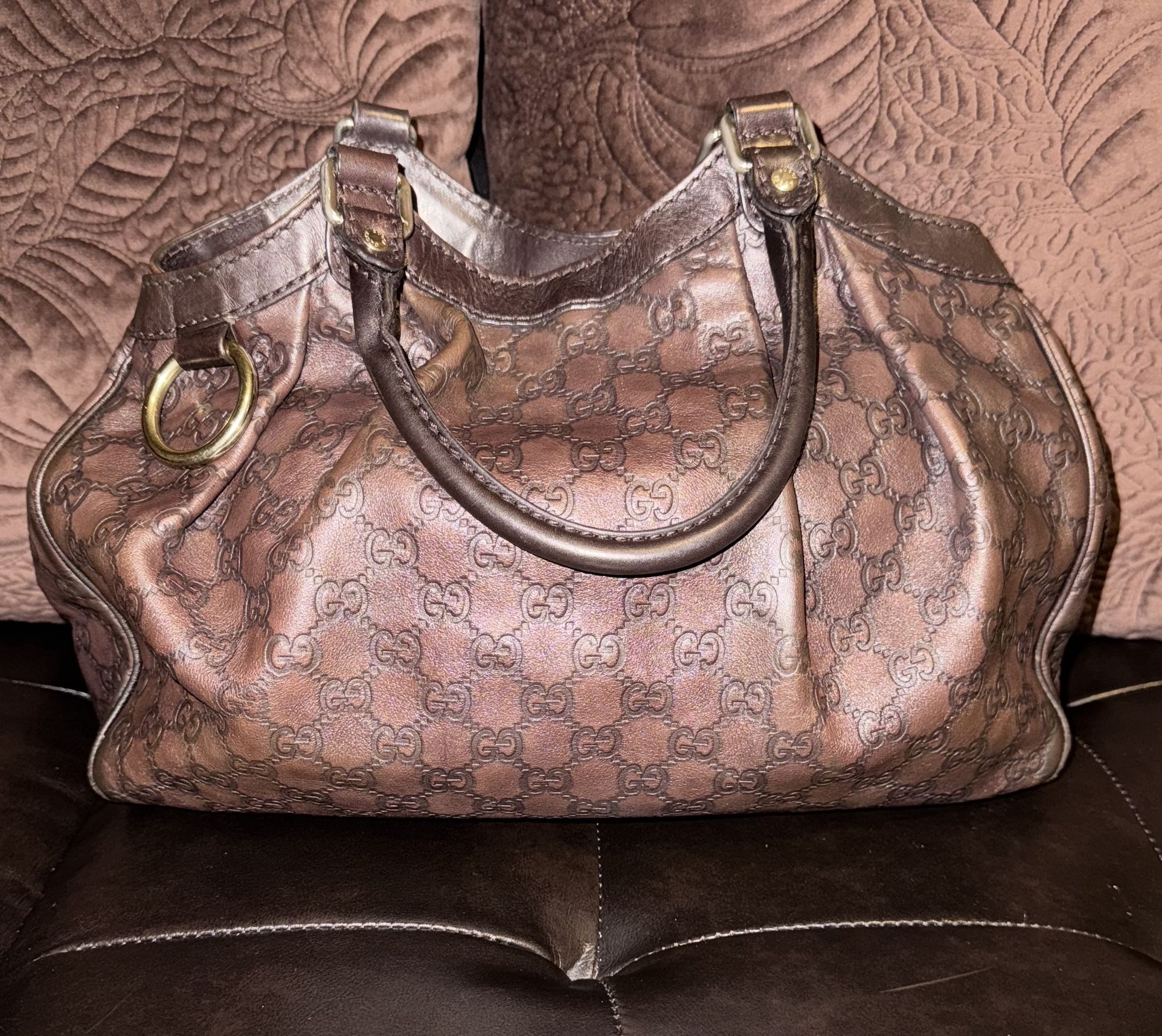 Gucci Sukey Tote Guccissima Leather Bag Medium