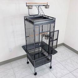 (New) $130 Bird Cage 61-inch Tall with Rolling Stand for for Parrots Parakeets Conures Lovebird Cockatoo