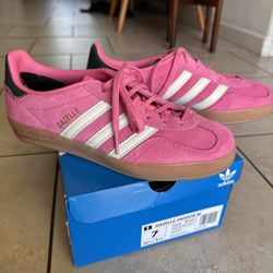 Adidas gazelle Indoor Women 7 (Rose Tone Green)