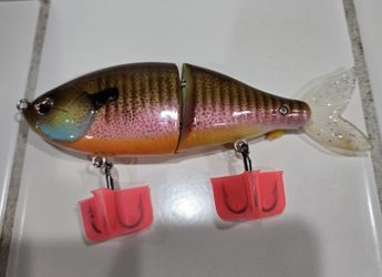 Custom Painted 6" Glide Bait.  #91