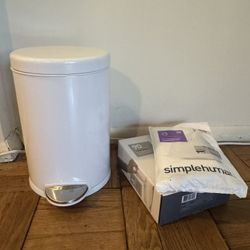 Simple Human Small Trash Can