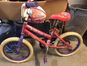 Toddler bike and helmet